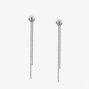 Xio e sterling silver handmade earrings designed by Belen Bajo